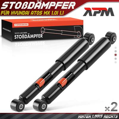 2x Stoßdämpfer Hinten Links Rechts für Hyundai Atos MX 1.1L 1.0L 1997-2008