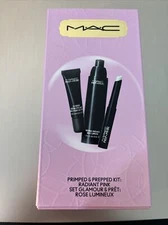 MAC Primped & Prepped Kit: Radiant Pink  3 Piece Set NIB