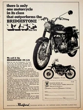 1969 Bridgestone 175 S/R Dual Twin - Vintage Motorcycle Ad
