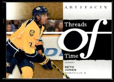 2021-22 Upper Deck Artifacts Threads of Time Black Seth Jones Nashville