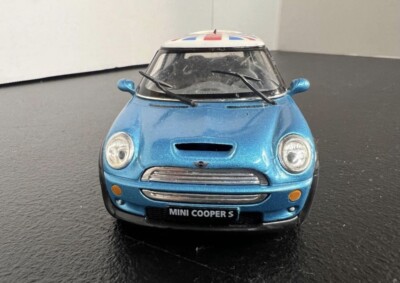 MINI Cooper S Blue British Flag Kinsmart Diecast Model Toy Car