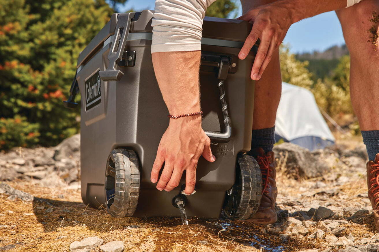 Coleman Convoy Series 65-Quart Hard Cooler with Wheels, up to 48 Cans