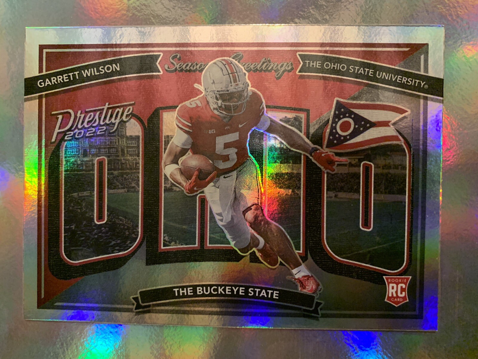 Garrett Wilson Panini Prestige Seasons Greetings #SG7 Base