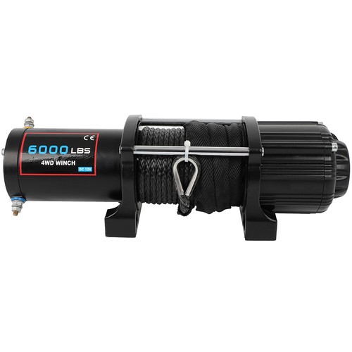 Heavy-Duty 6000 Lb Synthetic Rope ATV UTV Winch W/ Wireless Remote 6000LBS - 第 1/12 張圖片