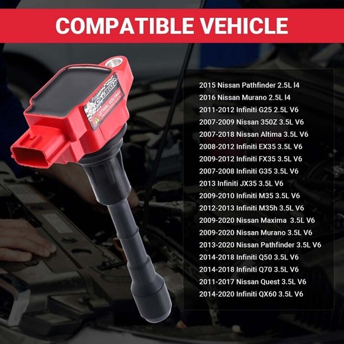 6X Ignition Coil & 6X Iridium Spark Plug for Nissan Murano Maxima V6 3.5L UF550 - Picture 4 of 12