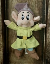 Snow White Dopey Plush Disney Store 10  Dwarf Plush Mini Bean Bag Vintage