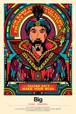 1988 BIG Zoltar Fortune Teller Print Josh Baskin Tom Hanks 💥🔮💥