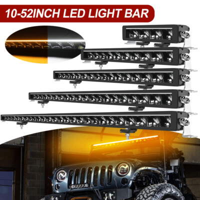 LED LightBar Scheinwerfer Arbeitsscheinwerfer Lichtbalken For Jeep Offroad 12V