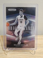 2022 Panini Prizm Draft Picks BR-WK Walker Kessler Rookie BRILLIANCE Silver holo