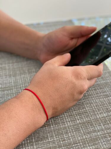 Red String Kabbalah Pulsera Pulsera ajustable Hombres Surfer Cord Regalo Mujeres - Imagen 13 de 15