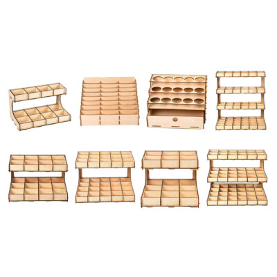 DIY Holz Farbhalter Farbrack Farbständer Farben Organisator Werkzeug Ablage