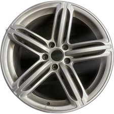 Audi Silver Q7 Oem Wheel 21 2010-2015 Rim Original Factory 58886a Audi Silver Q7 Oem Wheel 21 2010-2015 Rim Original Factory 58886a
