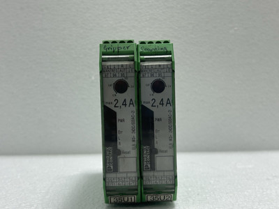 LOT OF 2PCS PHOENIX CONTACT ELR W3- 24DC/500AC- 2I HYBRID MOTOR STARTER