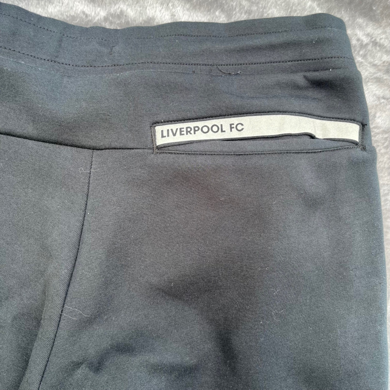 New Balance Liverpool FC Joggers Mens Medium Black LFC Soccer Sweatpants NB image 4