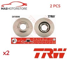 BREMSSCHEIBEN SATZ PAAR VORNE TRW DF4896 2PCS A FÜR HYUNDAI H-1,H-1 STAREX
