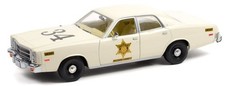 GREENLIGHT,PLYMOUTH Fury 1977 RIVERTON SHERIFF #34, 1/18, GREEN19112
