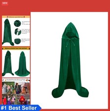 Halloween Hooded Cloak Adult Costume Cape 59 Inch Long Polyester Unisex Cosplay