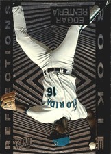 1997 Ultra Rookie Reflections #9 Edgar Renteria Card. rookie card picture