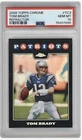 *PSA 10* 2008 TOPPS CHROME REFRACTOR #TC3 TOM BRADY NEW ENGLAND GEM MINT