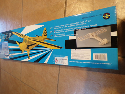 #ad WORLD MODELS CLIPPED WING CUB EP ARF BEAUTY W 40 INCH WING SPAN ELECTRIC NEW $215.00