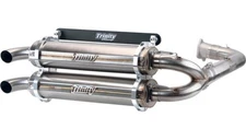 Trinity Dual Exhaust System Stainless Steel #TR-4153D-SS Polaris