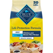 Blue Buffalo Life Protection Formula Healthy Weight Adult Dry Dog Food, 30 lbs.