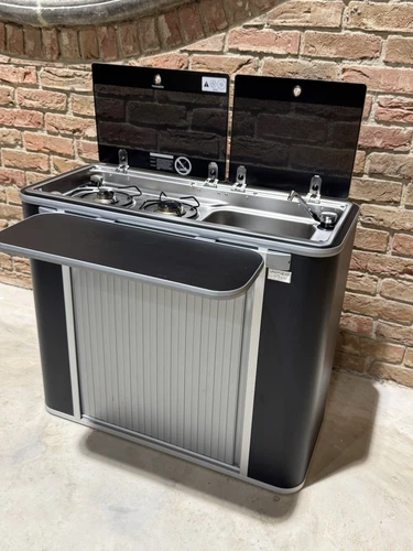 Van Gear Campervan Kitchen Pod - Sink unit and Dual Hob - Great Condition!