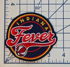 Indiana Fever 3.5" Round Iron On Embroidered Patch~ Free Tracking!