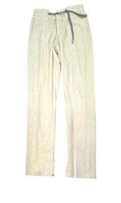Chinos Marco Pescarolo Neu Baumwollmischung Herren Hellbeige mit Kordelzug