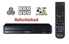 Panasonic DMP-BD Refurbished Region Free Blu-ray player Code Free  (ABC) (0-8)