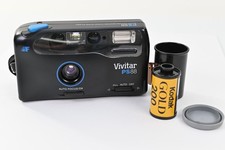 Vivitar PS88 Camera w/Auto Focus/Motor/Auto Flash/DX/ Strap- 35mm- Tested/Works