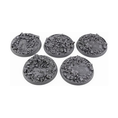 SWM Mini Base 50mm Beveled Bases - Urban Rubble #1 NM