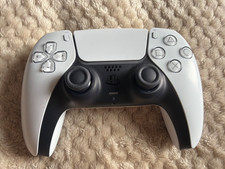 Sony PS5 DualSense Controller White Wireless, Tested - working