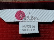 Boden Anita Ottoman Ribbed Dress Womens 10L Tunic Preppy Career Academia Twee