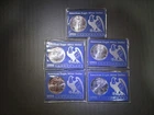 1995 American Silver Eagle Silver Dollar Set of 5 Uncirculated Coins