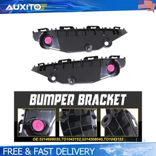 Front Bumper Brackets Pair For 2021 2022 2023 2024 2025 Toyota Sienna TO1042152