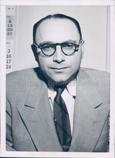 1951 Photo Press Samuel Cook Albany Attorney NY Council President Halley