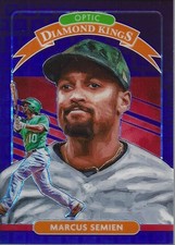 2020 Donruss Optic Pandora Purple #10 Marcus Semien DK /99 - BB