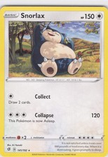 2020 Snorlax Rare SWSH02: Rebel Clash 141/192 NM Normal LP-NM