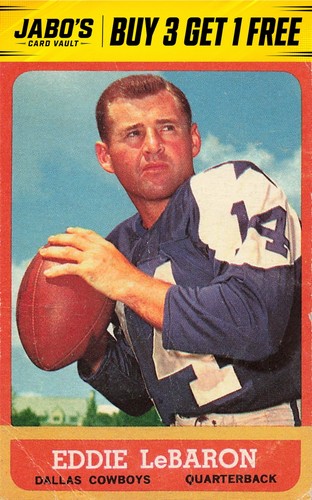 Eddie LeBaron #73 1963 Topps card