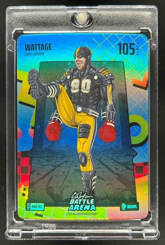 2026 Bo Jackson Battle Arena 1st Ed. Wattage 80's Rad Battlefoil #RAD-747