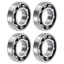 6207 Deep Groove Ball Bearings 35x72x17mm C3 Open Type Chrome Steel 4pcs