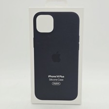 iPhone 14 Plus Genuine Apple Silicone Case W/ MagSafe - Midnight New Sealed
