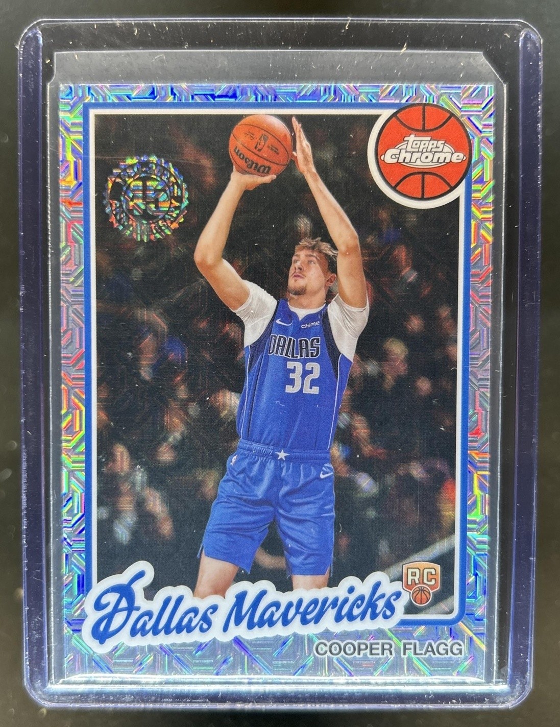 2025-26 Topps Cooper Flagg 1980-81 Chrome RC Mojo Refractor #TC-CF Mavericks