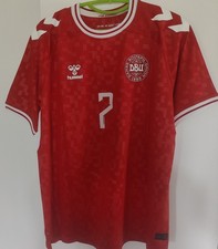 Denmark team #7  soccer vintage Fun's jersey. Men's. Size M.