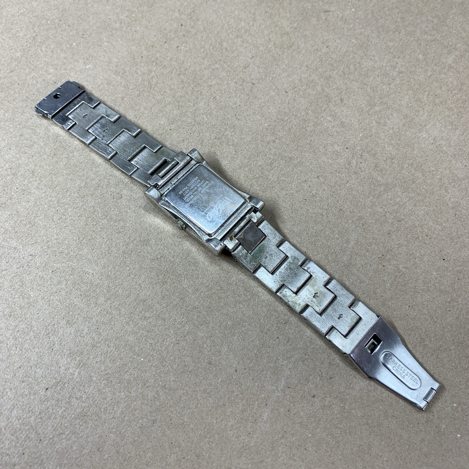 Mossimo Quartz Tank Watch Rectangular Case Japan … - image 4