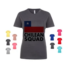 Chilean Squad flag patriotic team heritage pride culture Women's T Shirt