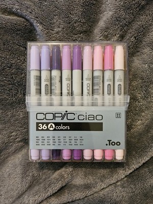 Copic 36a Colors Ciao Marker Set - Set of 36 Marker Pens