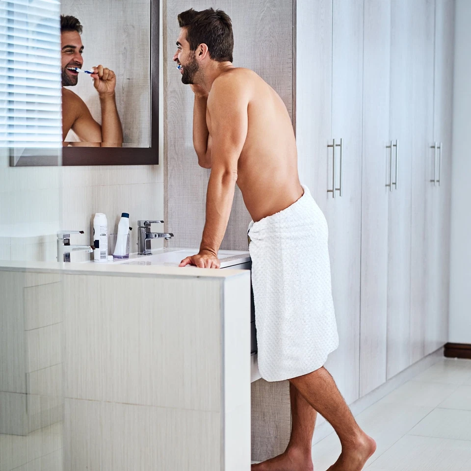 Kingrest Cotton Bath Towel Sets of 6 Pieces Hand Towels Washcloths Absorbent - Image 4 of 4