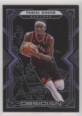 2021-22 Panini Obsidian Electric Etch Purple 19/99 Pascal Siakam #87 0eo6